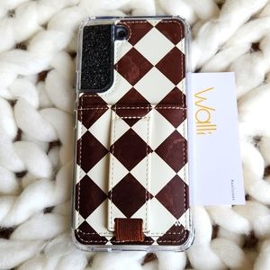 Walli Samsung S22 PhoneCase BROWN MARBLE BY DANIELLE DAVIS